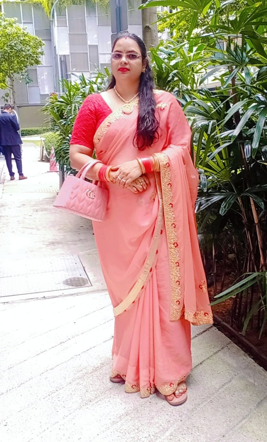 Before: Nirmala Sonkariya at 95 kg prior to her wellness transformation